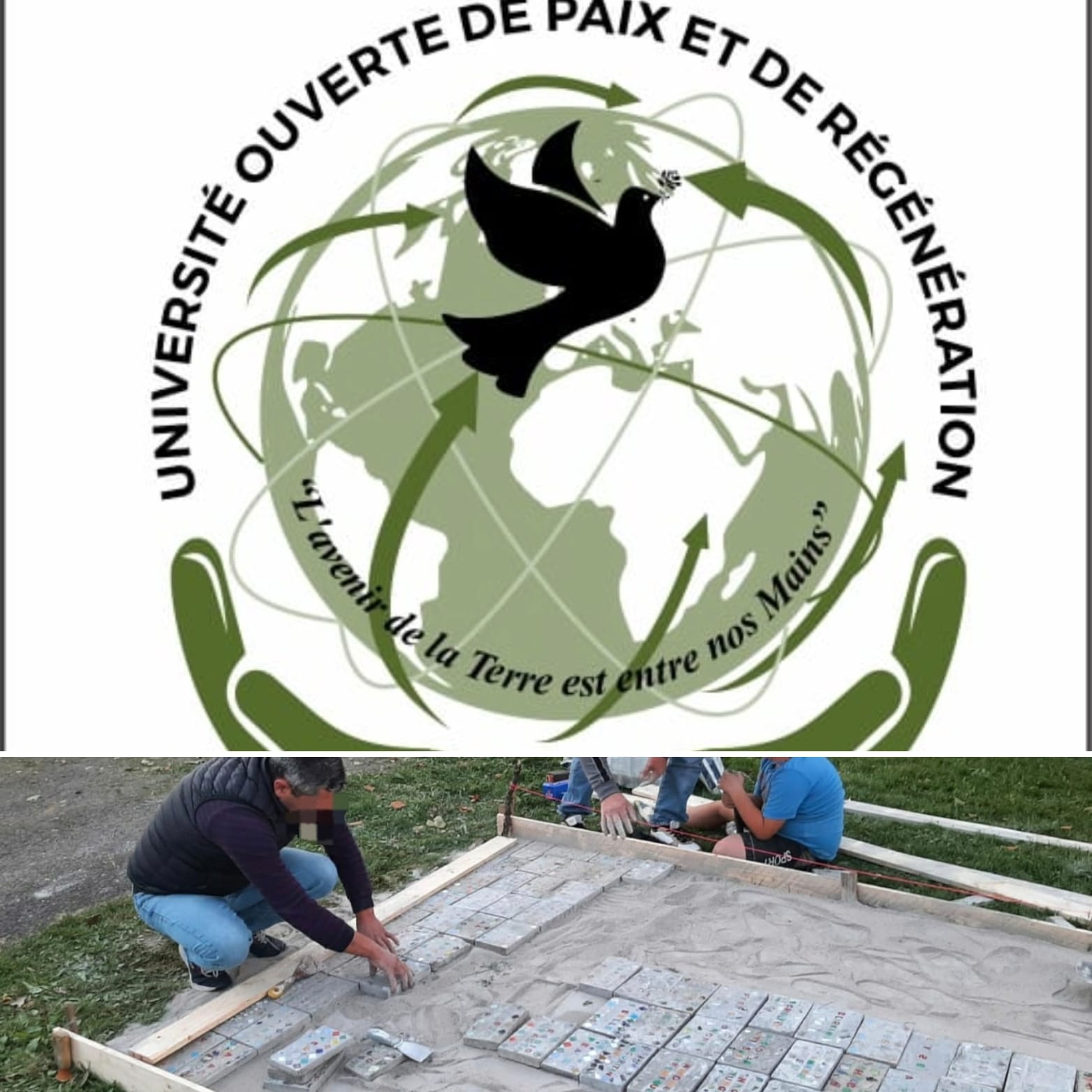 A chacun sa dalle au chemin de la paix🧱